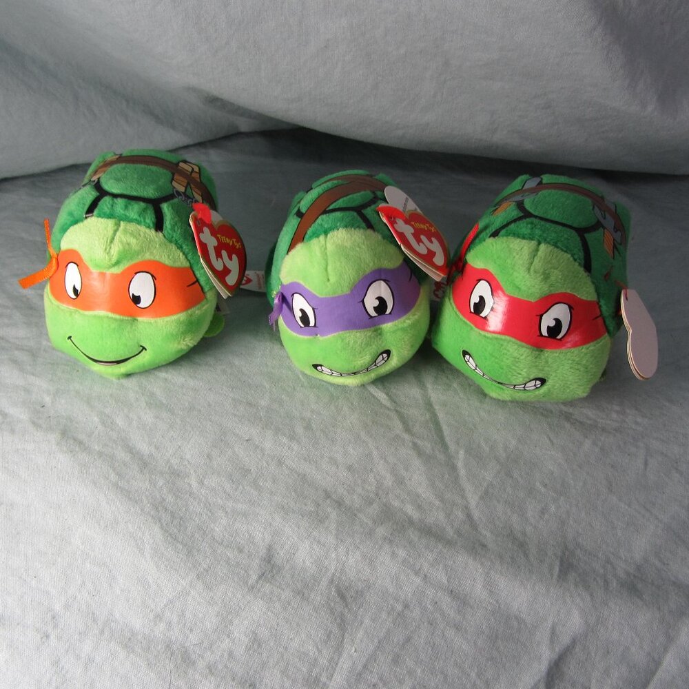 SALE* plush teeny Tys TMNT michelangelo raphael donatello (w2572)